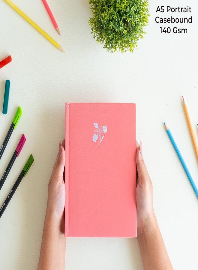 MENORAH ورق ألوان مائية مينورا - A5 - كراسة رسم فنية - A5 - 140 غ/م² - (58 ورقة / 116 صفحة) - (المقاس: 21.0 سم × 14.8 سم) - كراسة رسم - غلاف مقوى - مصنوعة يدويًا - كراسة رسم كاساتا - (وردي كرزي - أوركيد) - بورتريه - Image 4